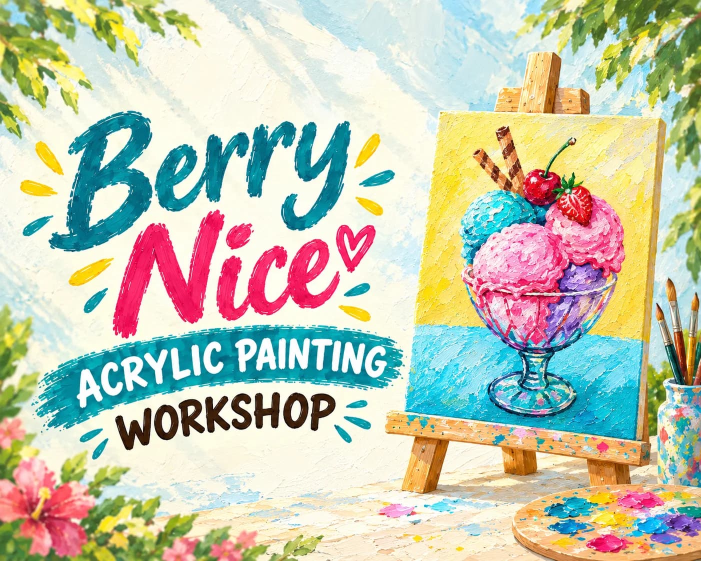 Berry Nice - Acrylic Painting Workshop